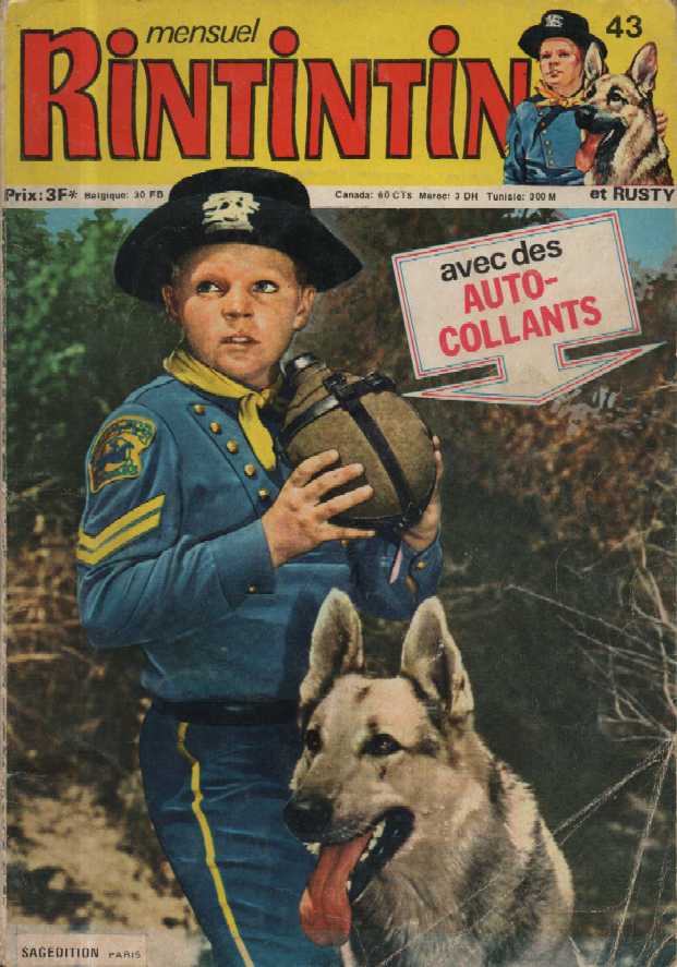 Scan de la Couverture Rintintin Rusty n 43